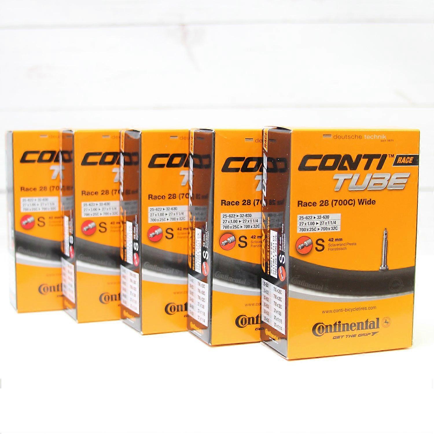 Conti Tube Race 28 (700C) Wide (Pack of 5)