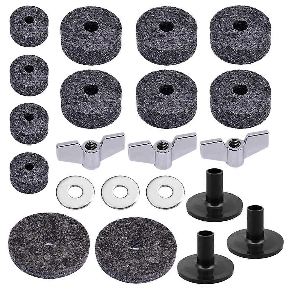 Felt Drum Pad Set Cymbal Felt Pads Set Drum Practice Pad Improve Sound Design 1Set