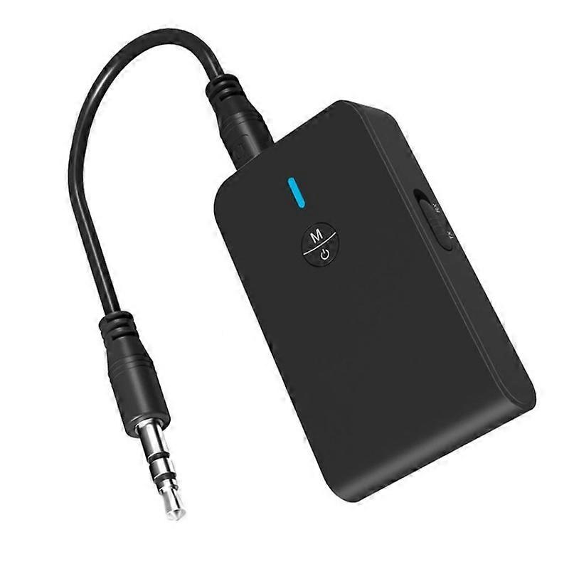 Wireless Bluetooth Transmitter and Receiver 2-in-1 Black