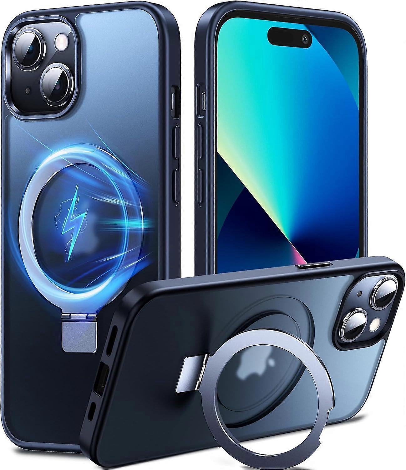 Compatible iPhone 13 Case, 3 in 1, Black