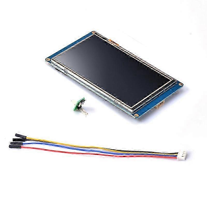 HMI LCD Touch Display NX8048T050 5-Zoll-Mensch-Maschine-Schnittstelle HMI Resistives Display Enhanced Serie--Blau