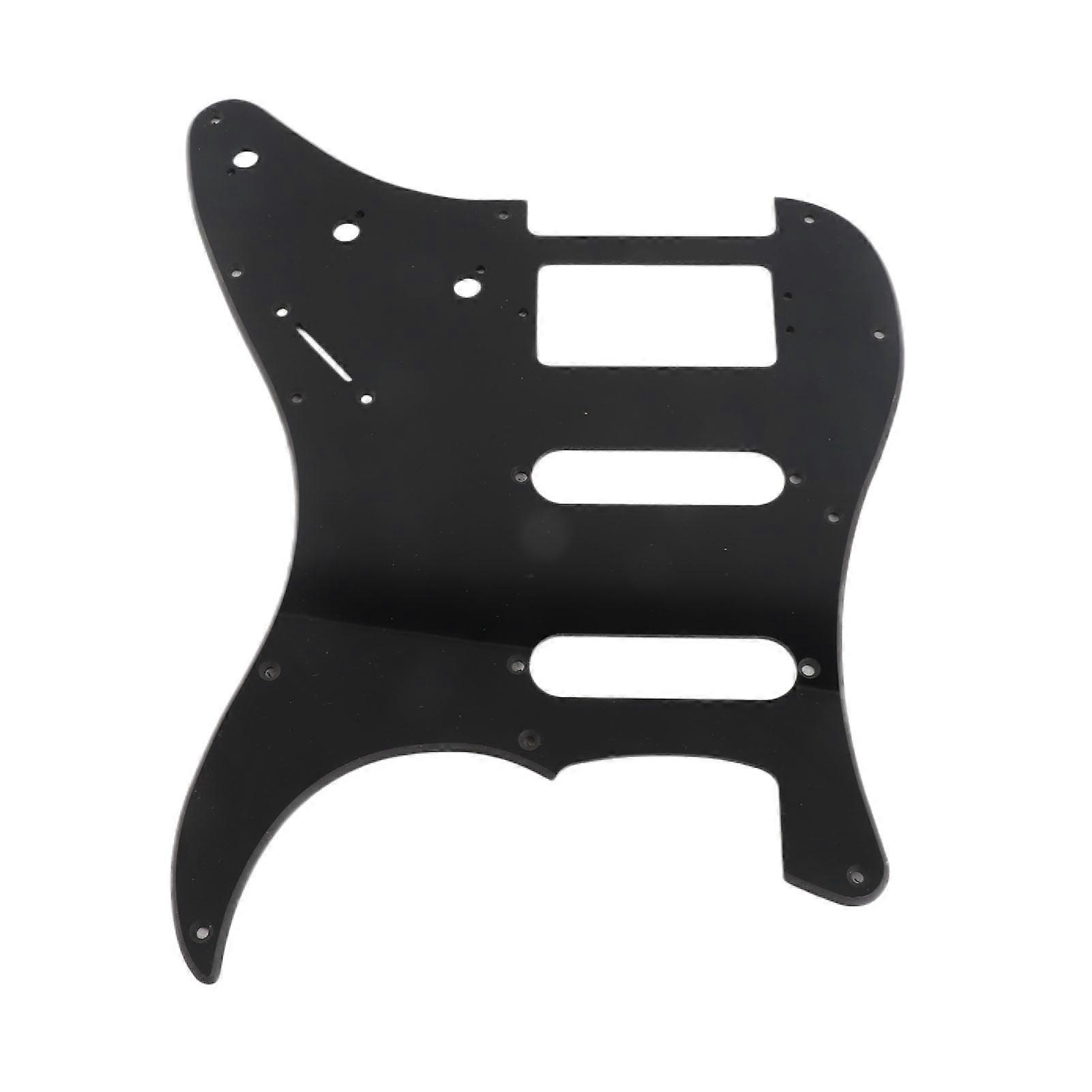 Electric Guitar Pickguard PVC Scratch Guard Black Panel GSSH68