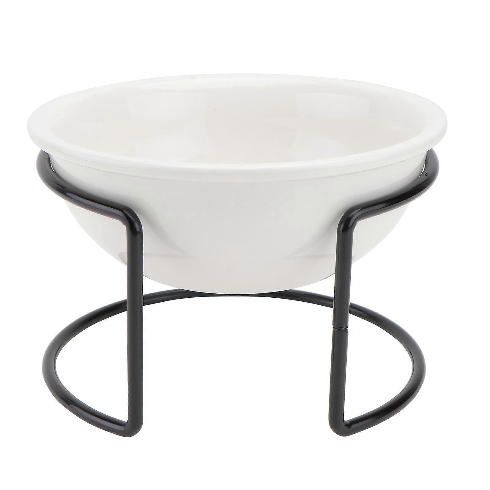 Brackets For Dog Cat Bowls Iron Rack 14x14cm Easy to Clean 1Set