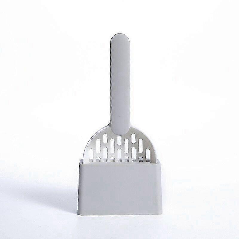 Plastic Cat Litter Scoop with Base Pet Cleaning Tool