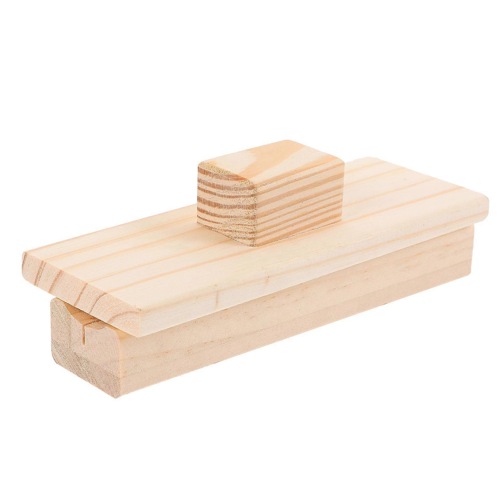 Chestnut Cracker Tool Walnut Opener Home Users Kitchen Use Wooden Rectangular Nut Opening 1 Set