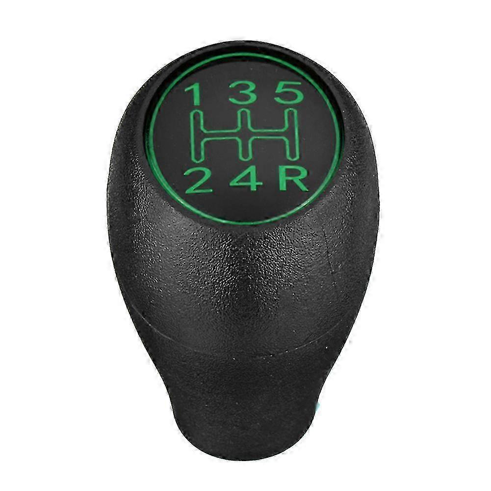 5 Speed Manual Car Gear Shift Knob Shifter Lever Handle for Certain Brands Green ABS