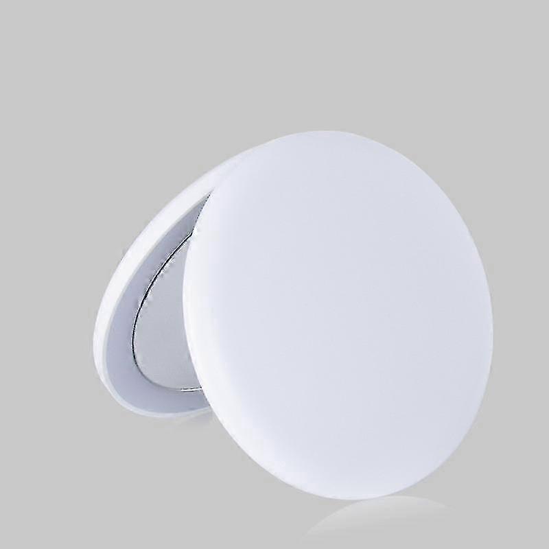 10x Magnifying Handheld Makeup Mirror with 12 LED Lights Round Rechargeable Design
