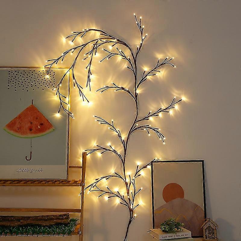 USB Powered LED Light DIY Room Decor Artificial Plants Tree Branches Lamp