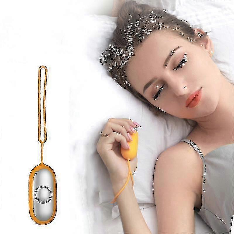 Usb Charging Microcurrent Sleep Holding Sleep Aid Instrument Pressure Relief Sleep Device Hypnosis Instrument Massager Orange-ZZY