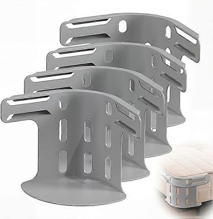 4 Pack Bed Sheet Holder- Lock Sheet Holders for Corners with Adjustable Straps, Strong Grip Fitted Sheet Holders Keep Sheets Tight on Any Mattress Siz