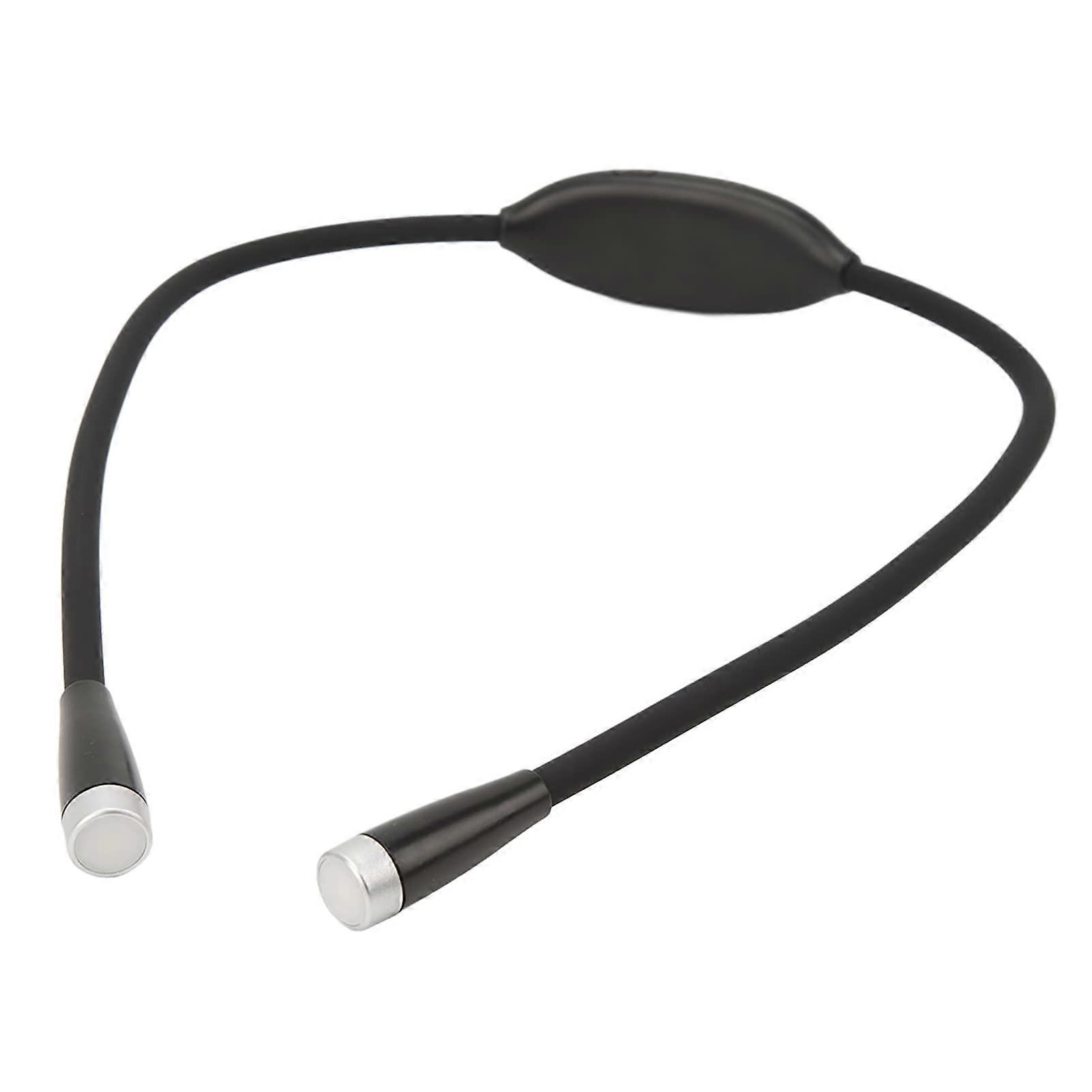 Reading Night Lamp - Silicone ABS Book Reading Lamp with 3-Speed Brightness, Portable for Camping and Travel