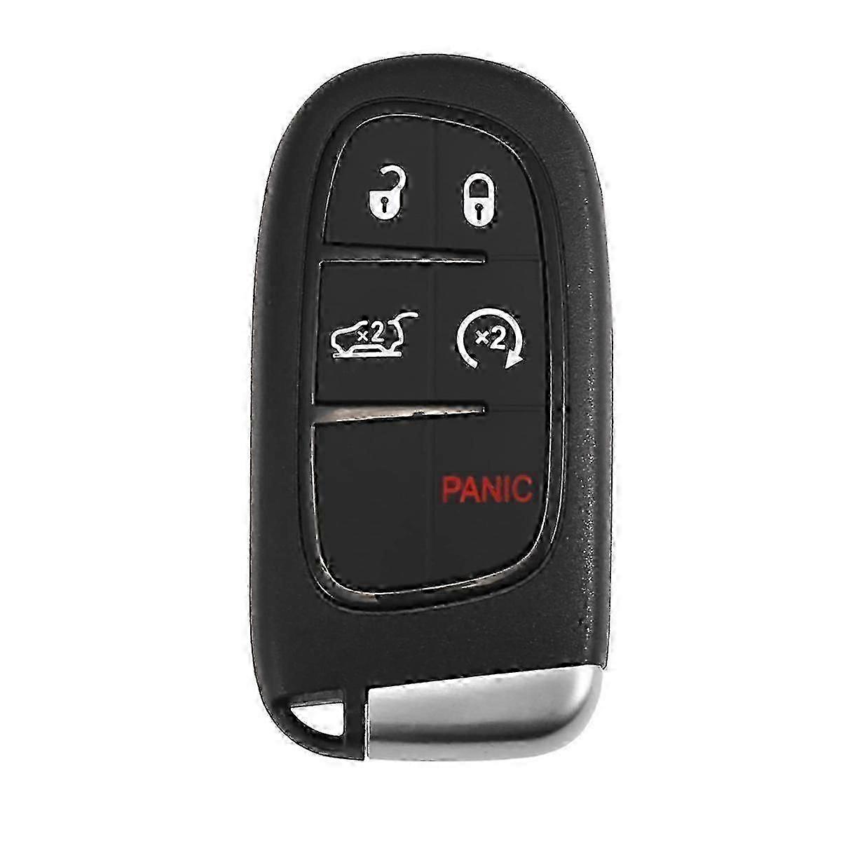 Keyless Entry Remote Car Key Fob with 5 Buttons, Compatible with Jeep Cherokee 2014-2020, 433MHz ID4A Chip