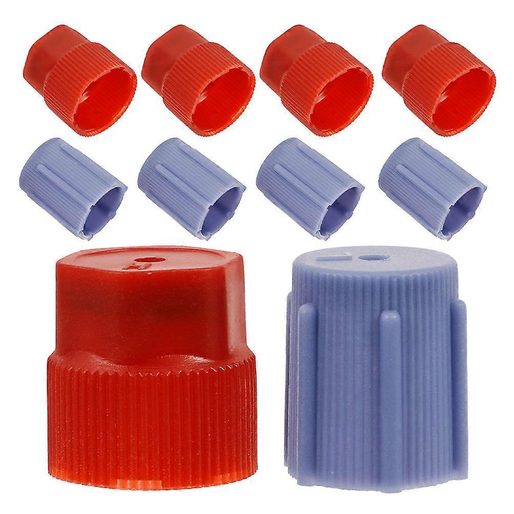 20PCS Air Conditioning Charging Port Covers – Leak Proof Low & High Pressure Valve Caps for Cars, Easy Installation, Wide Compatibility, Durable