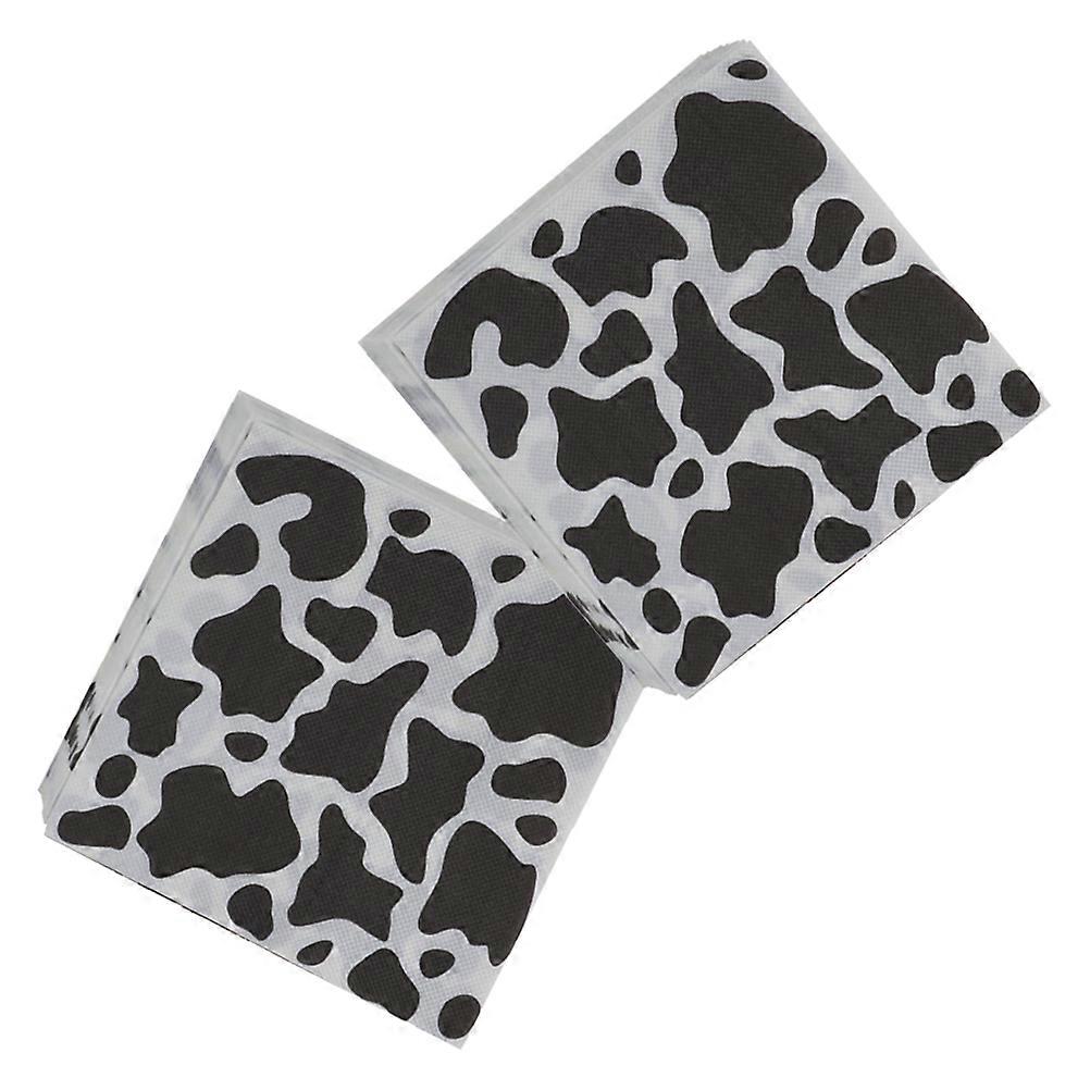 a refined and professional product description based on your input:
**80 Sheets Cow Print Paper Napkins – Perfect for Parties, Restaurants, and