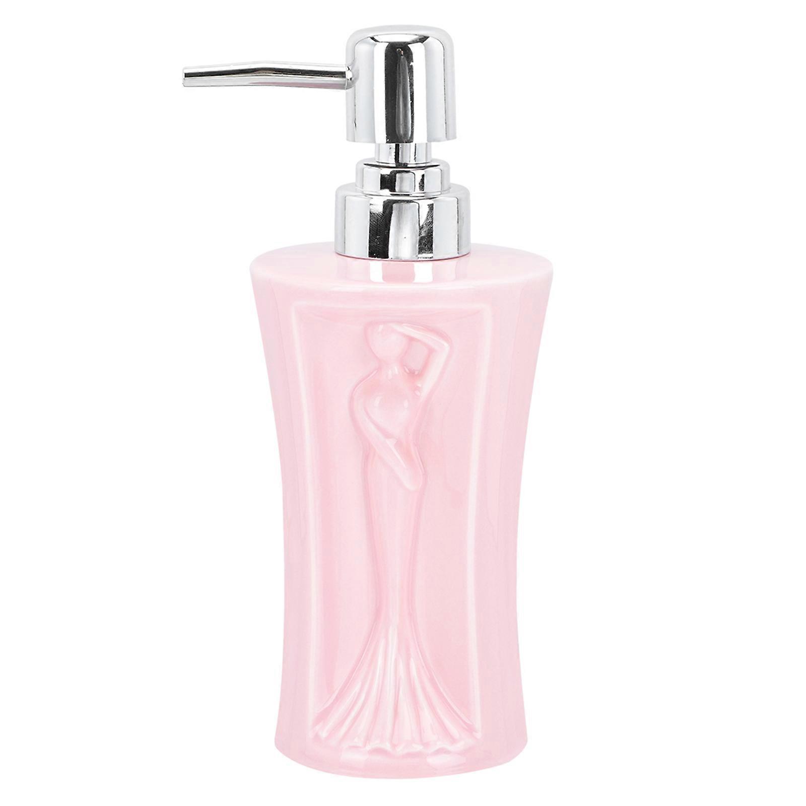 1Pc Ceramic Bathroom Shampoo Lotion Press Bottle Empty Sub packing Bottle