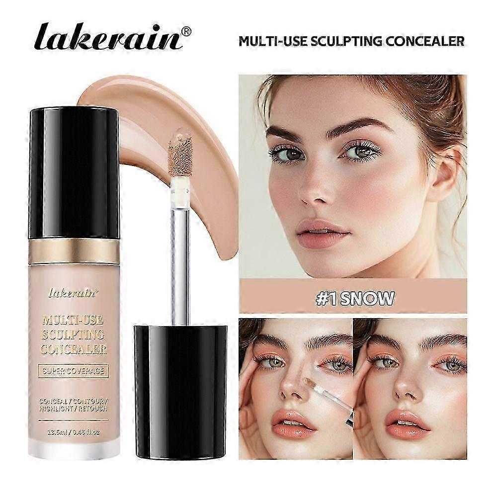 Multi-Use Sculpting Concealer - Super Coverage, Natural Matte, Hydrating & Longwear Makeup for Flawless Contouring & Daily Touch-Ups