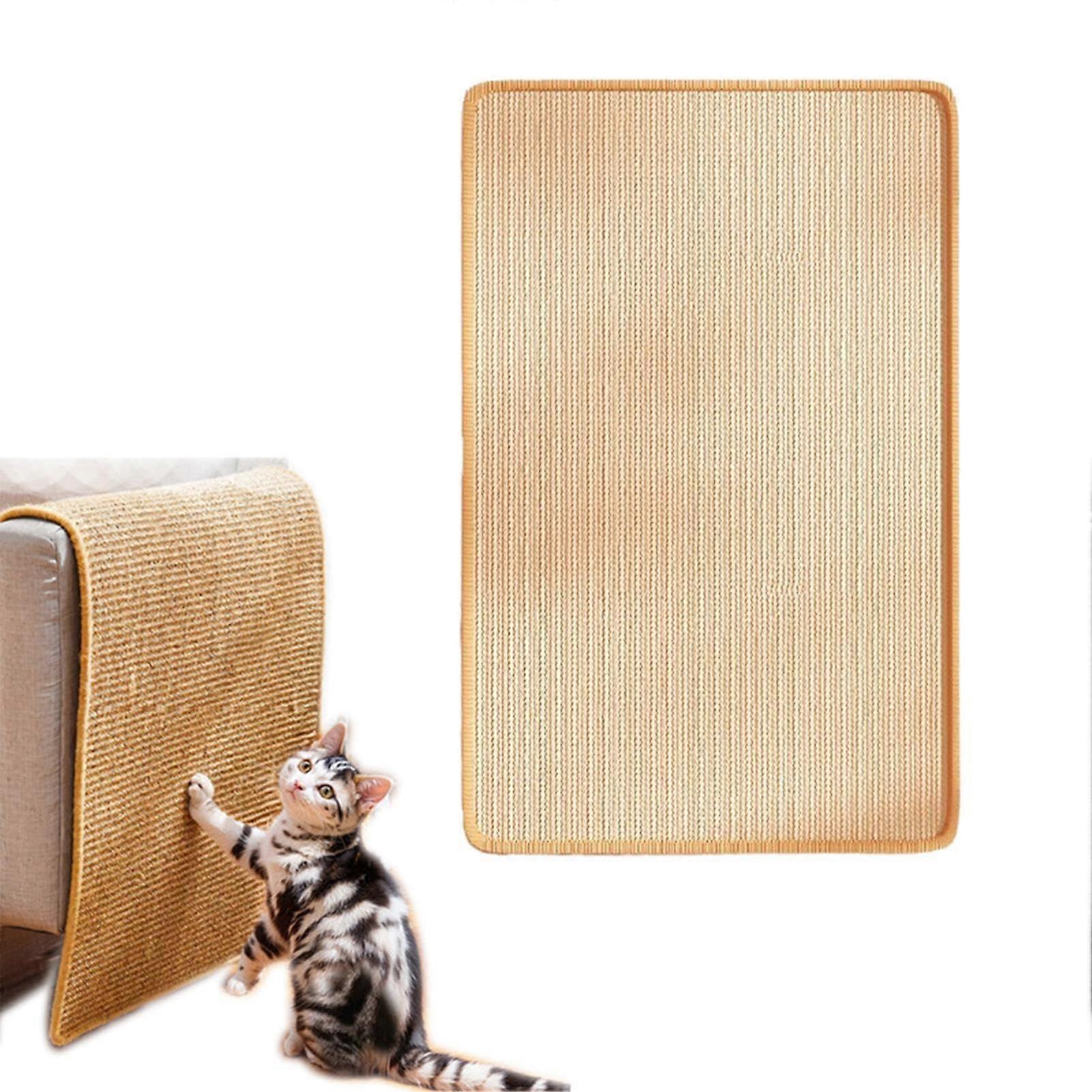 Cat Scratcher Cat Scratching Pad Natural Sisal Cat Scratching Mats 30 X 59.9 Cm For Sofas Carpets And Couch Corners