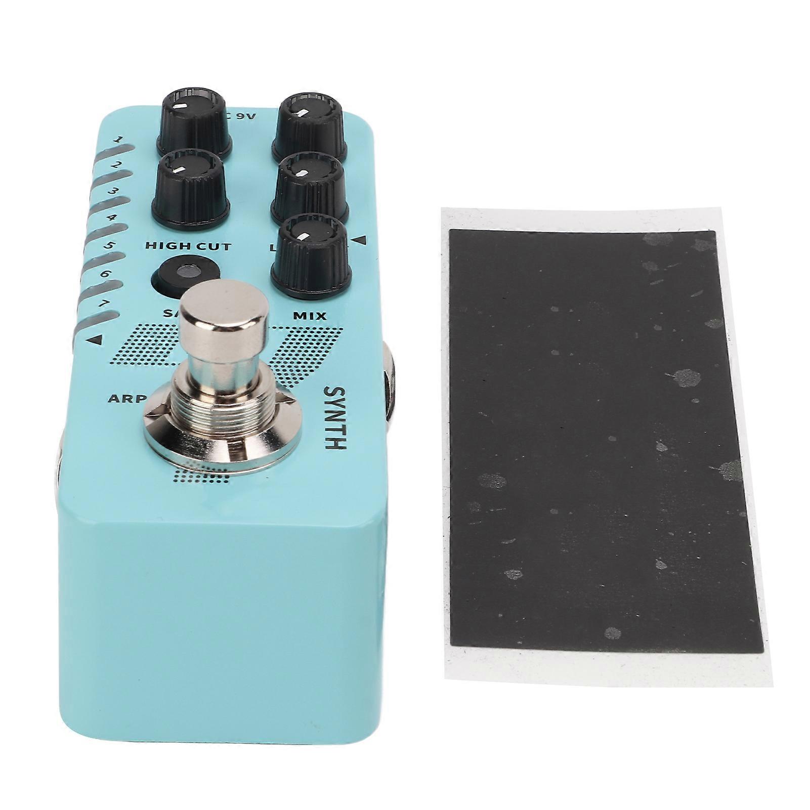 Synth Effect Guitar Electronic Polyphonic Synth Voice Effects Pedal with Adjustable Arpeggio Speed