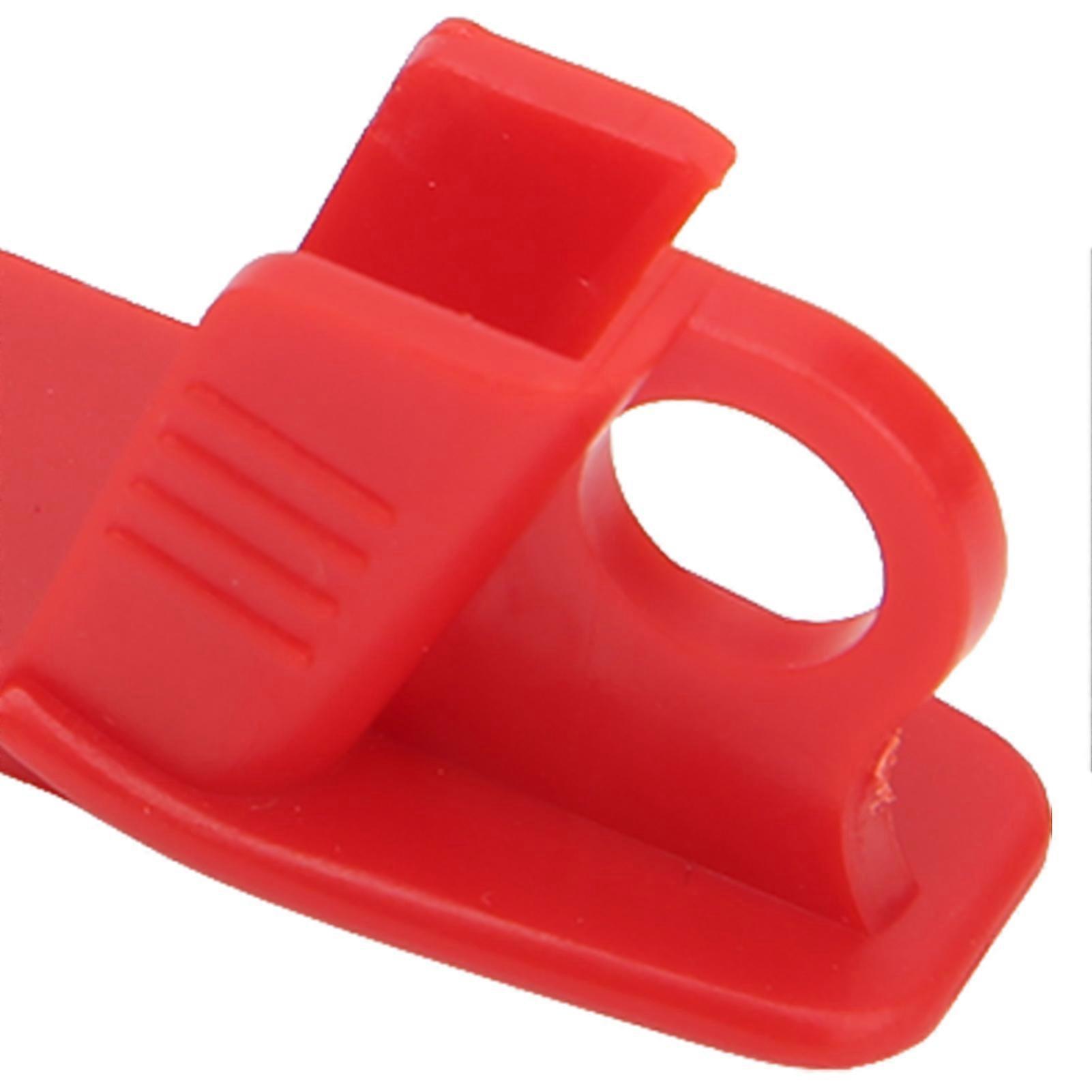Circuit Breaker Lockout Standard Single Double Toggles PA Nylon Red 20mm Clamp Size for Industry Home