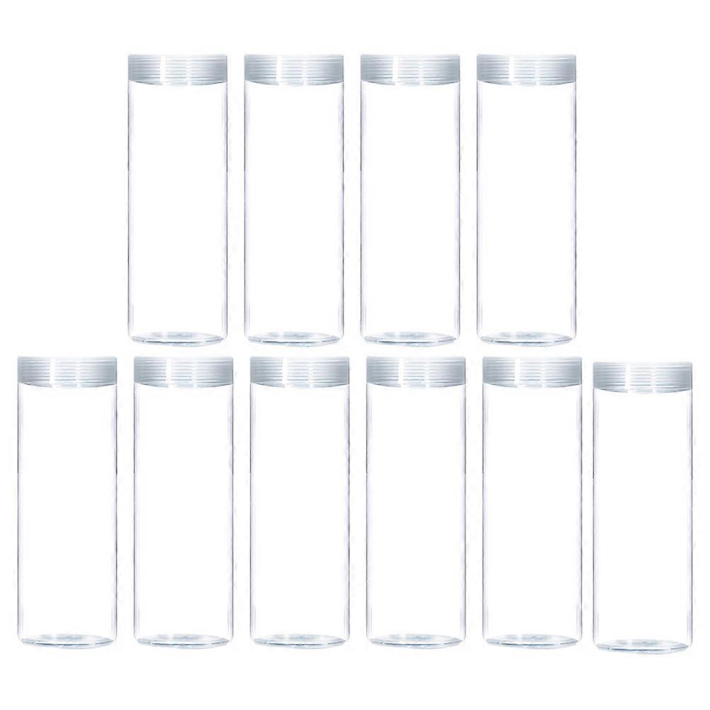 Coin Storage Tube Plastic Coin Holders for Storage Use 10Pcs Set