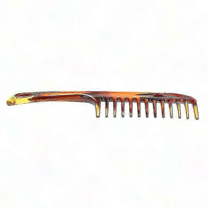Anti-Static Wide Tooth Comb for Styling and Detangling Straight, Wavy, and Curly Hair Care Tool Made from Durable Plastic