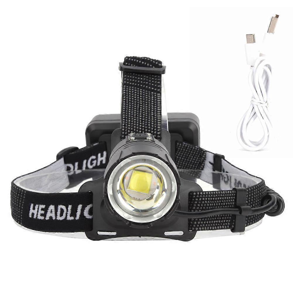 P70 4000LM High Brightness USB Charging Zoomable Large Power Strong Light Headlamp