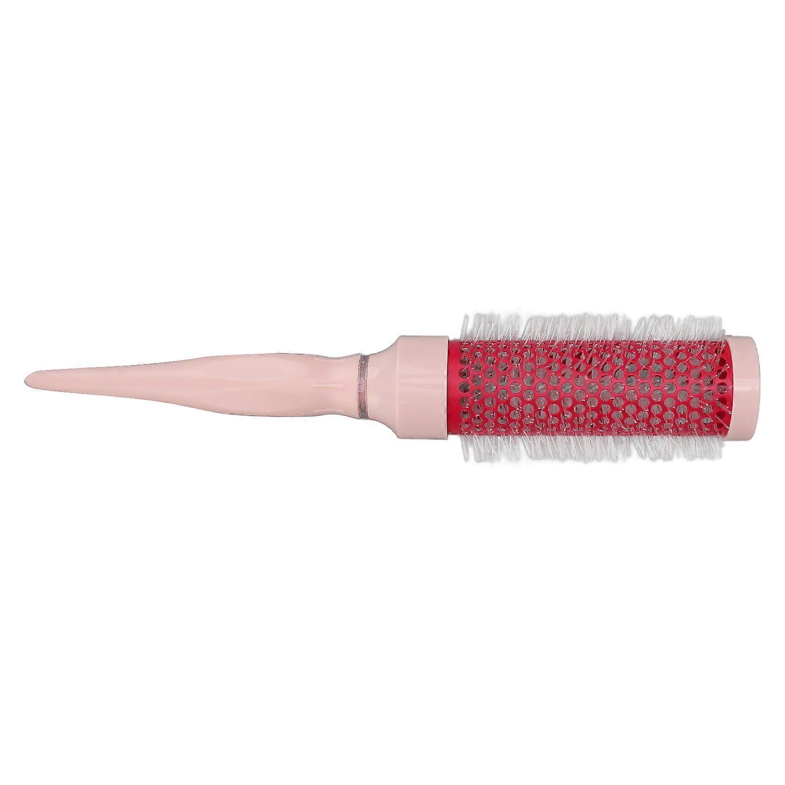 Round Hair Brush Prevent Static Fast Drying Negative Ion Massage Scalp Nylon Bangs Comb for Salon and Home 26x3.7x3.7cm/10x1.5x1.5in