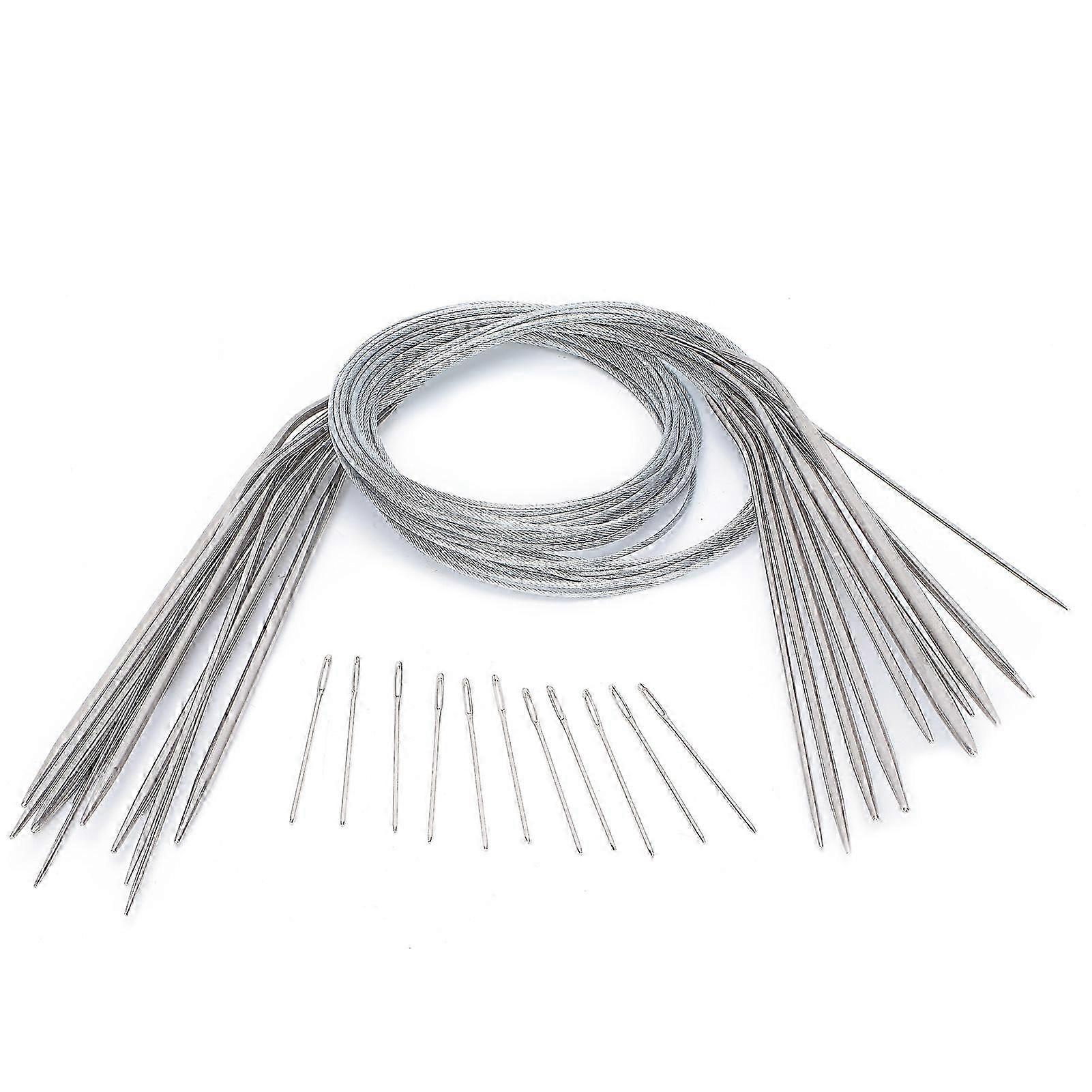 Circular Knitting Needles Stainless Steel Round Needles Various Sizes 80cm