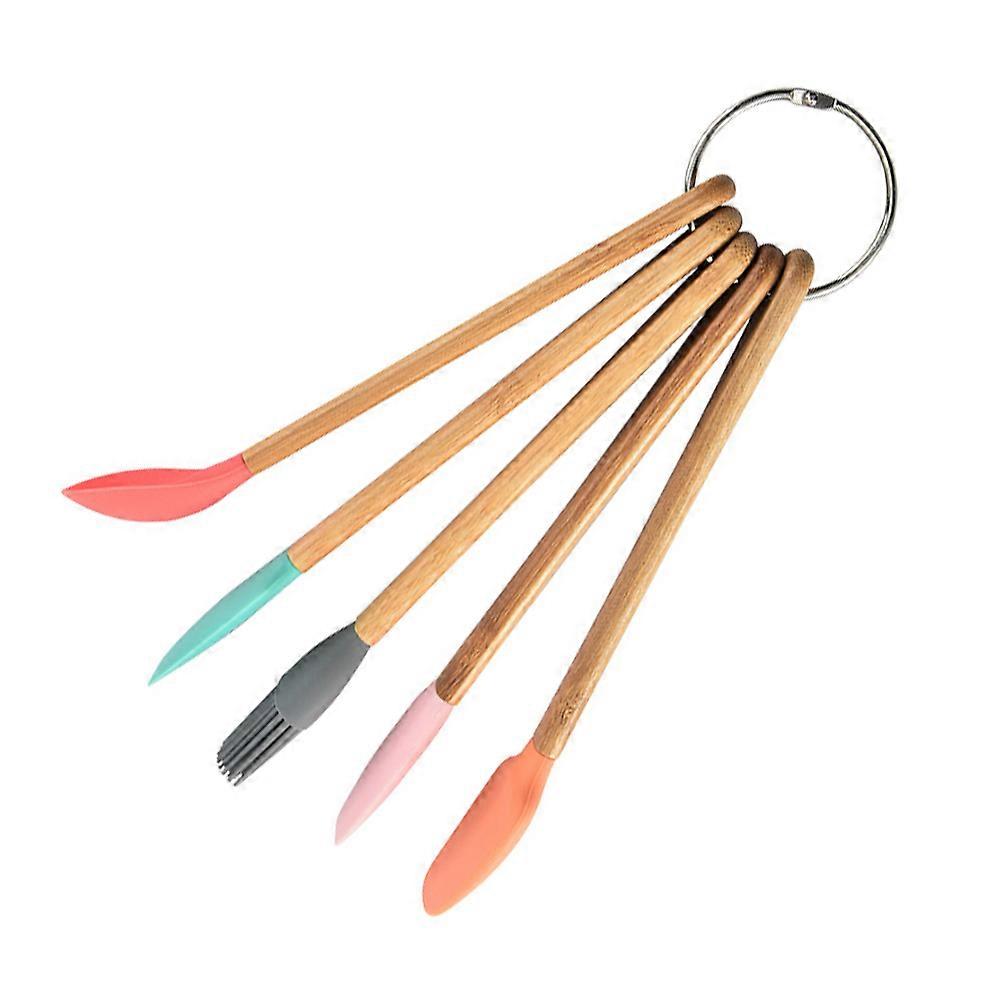 Kids Silicone Baking Kit Assorted Color and Practical for Baking 5pcs