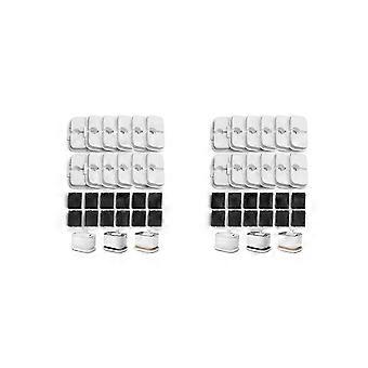 24 Pack Replacement Filters for Dockstream Wireless Cat Water Fountain PLWF005/PLWF115/WF105, Pet F