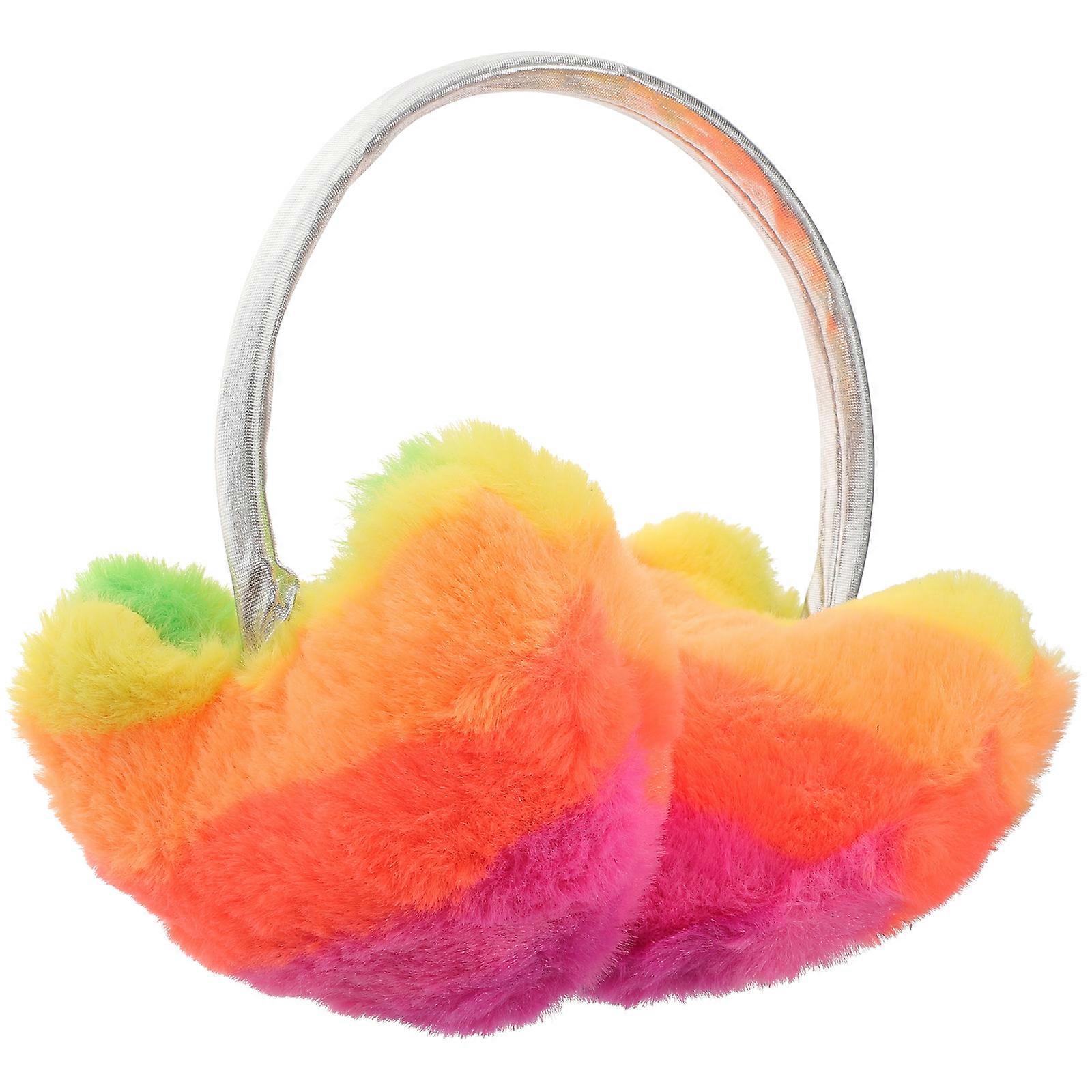Plush Heart Shaped Ear Warmer for Women Girls Perfect for Home Use in Cold Weather Multi Color
