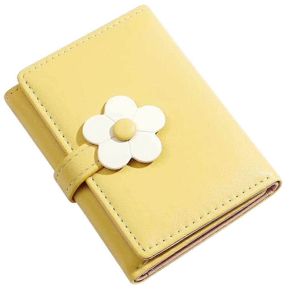 Children Wallet Girl Small Purse Yellow Color 10.8X8CM Coin Storage Key Storage 1Pack