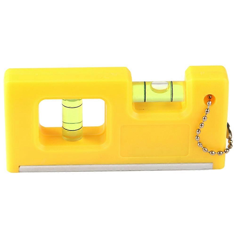 Mini Level Gauge Bubble Ruler Measuring Instrument Various Occasions 10x4.5cm Magnetic Adsorption 1Pcs
