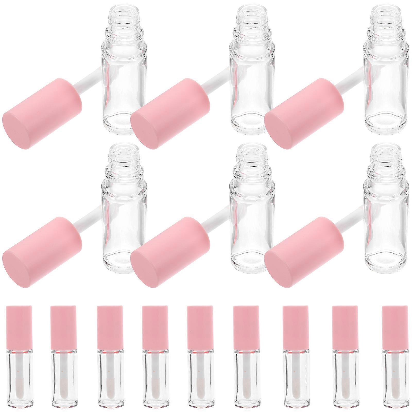15 Pcs Refillable Lip Balm Tubes with Wand, Portable Lip Gloss Containers for DIY Cosmetics, Durable and Safe Material, Travel Friendly