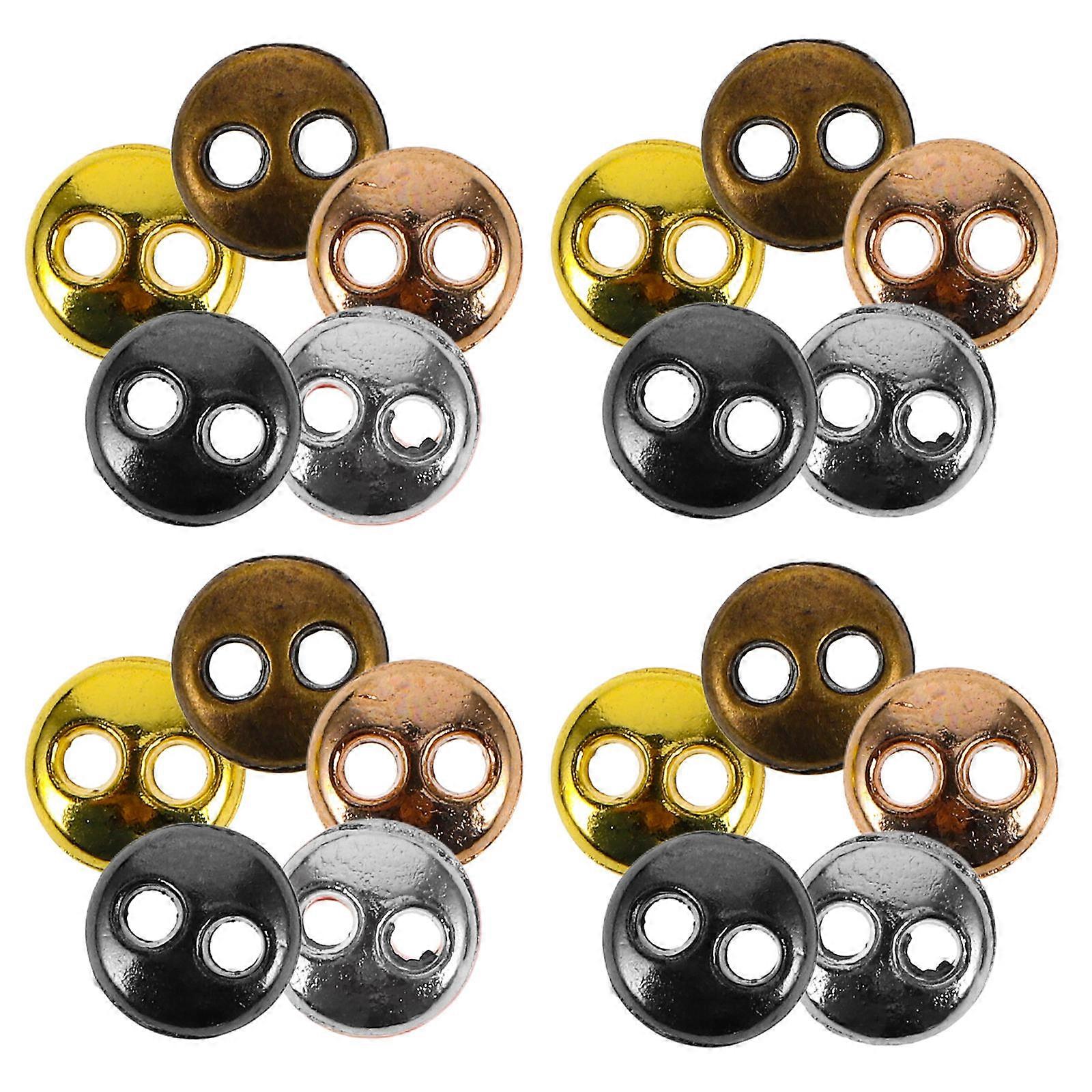 Diy Crafts Mini Buttons Silver Color For Scrapbooking Stuffed Plush Dolls Making 100Pcs