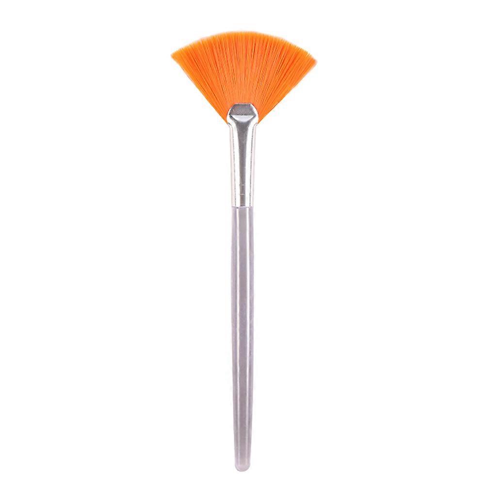 Facial Makeup Tools with Synthetic Bristles for Even Application and Use White Plastic