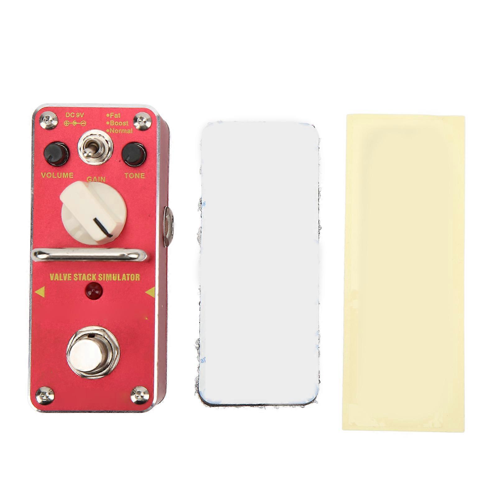 Simulator Effektpedal Röhre True Bypass Verzerrung Tonverstärker Gitarre Zubehör AVS-3