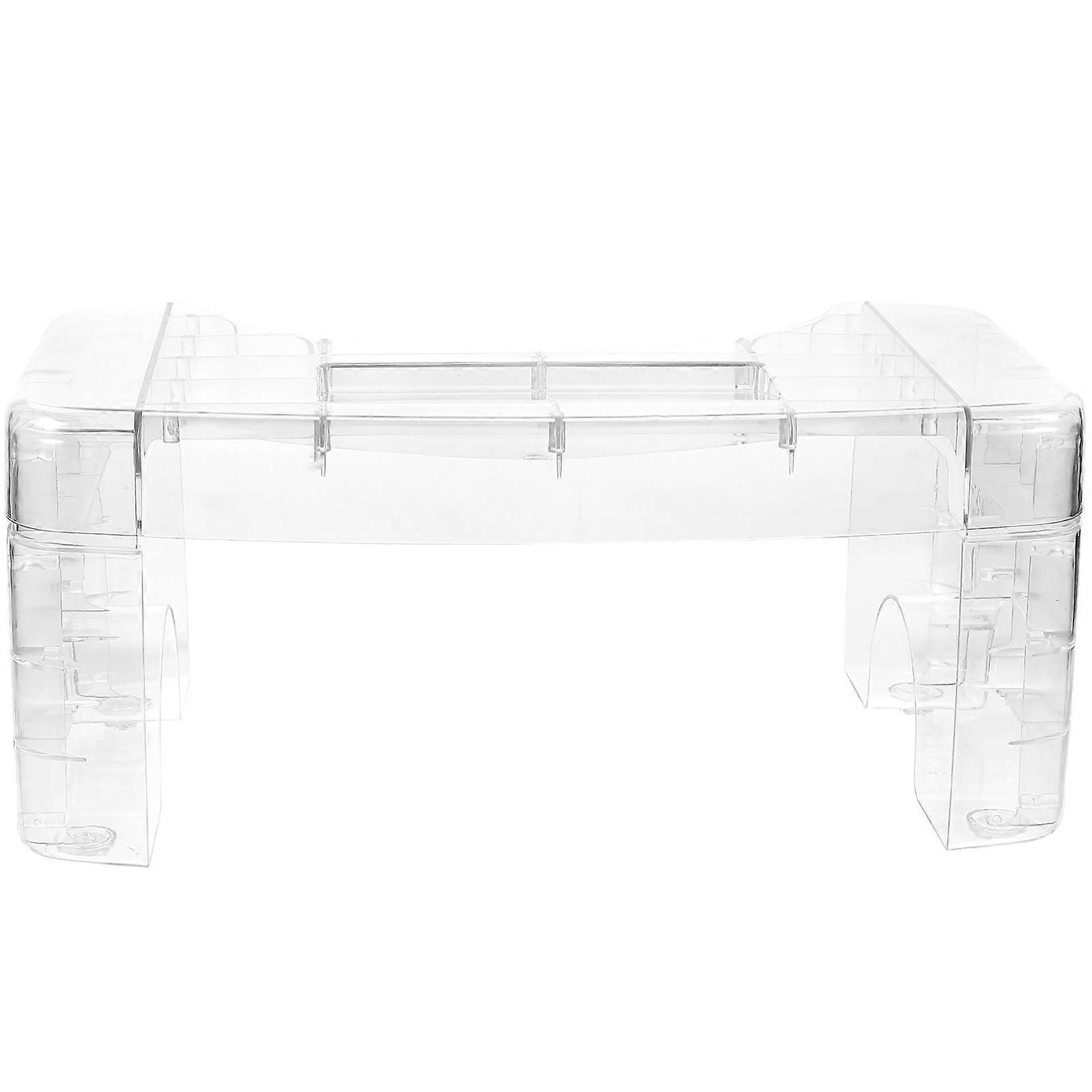 Bathroom Squatting Footstool Compact Shape Non-Slip Functional Stool For Daily Use 1Pack