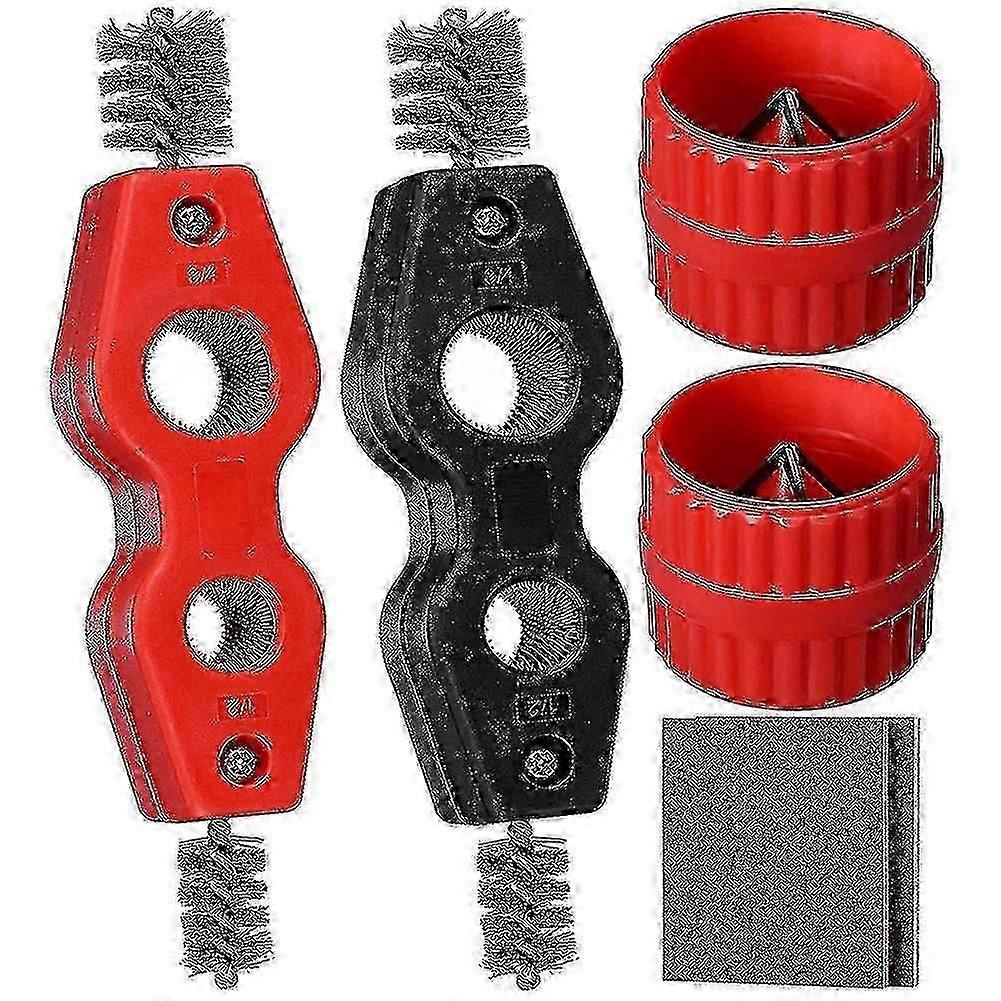 Koppar Pipe Cleaner, brotsch, slipsvamp Set, brotsch, för Pvc-rör, Happy Hehe Ma