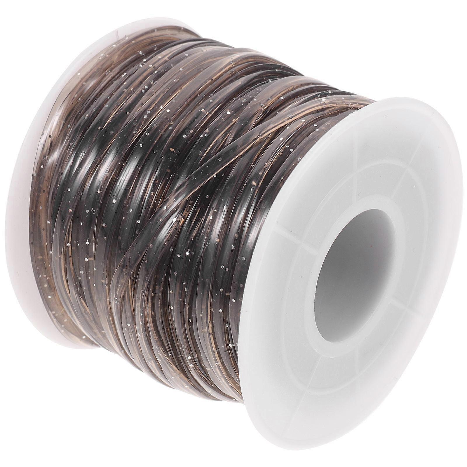 PVC Flat Craft Rope for Jewelry Making Flexible Durable Cord for DIY Beading, Weaving, and Decorative Accessories Projects