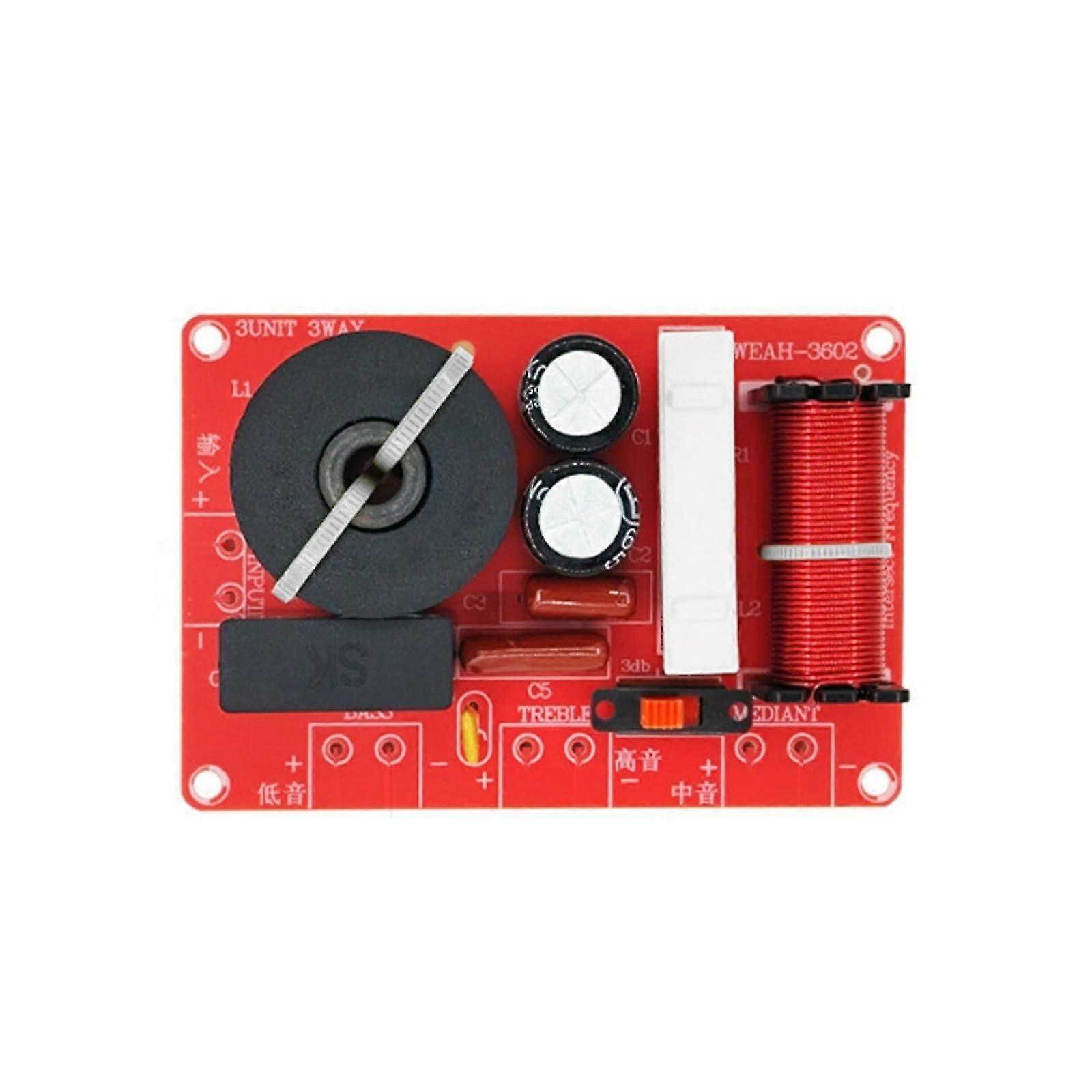 Speaker Crossover Board Professional 3Way Speaker Crossovers Filter Sound Frequency Divider for KTV Speaker 3602, 150W