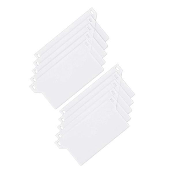 Plastic bottom plate 127mm Set of 10 portable vertical roller blinds with weights