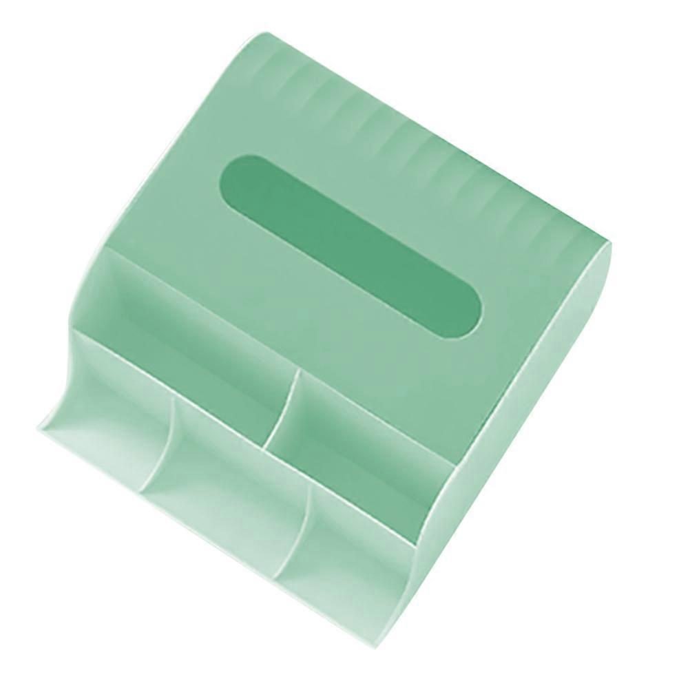 Multi Functional Tissue Holder with Remote Control Box and Countertop Organizer