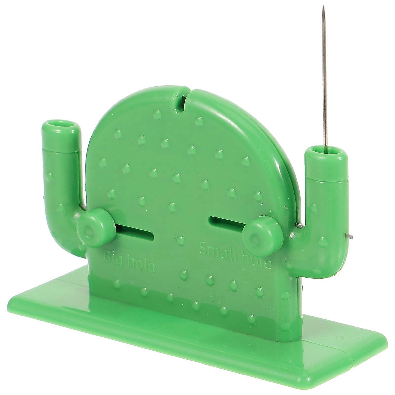 Cactus Shaped Needle Threader Sewing Aid Diy Accessories For Craft Projects 7.5x5cm 1Pcs