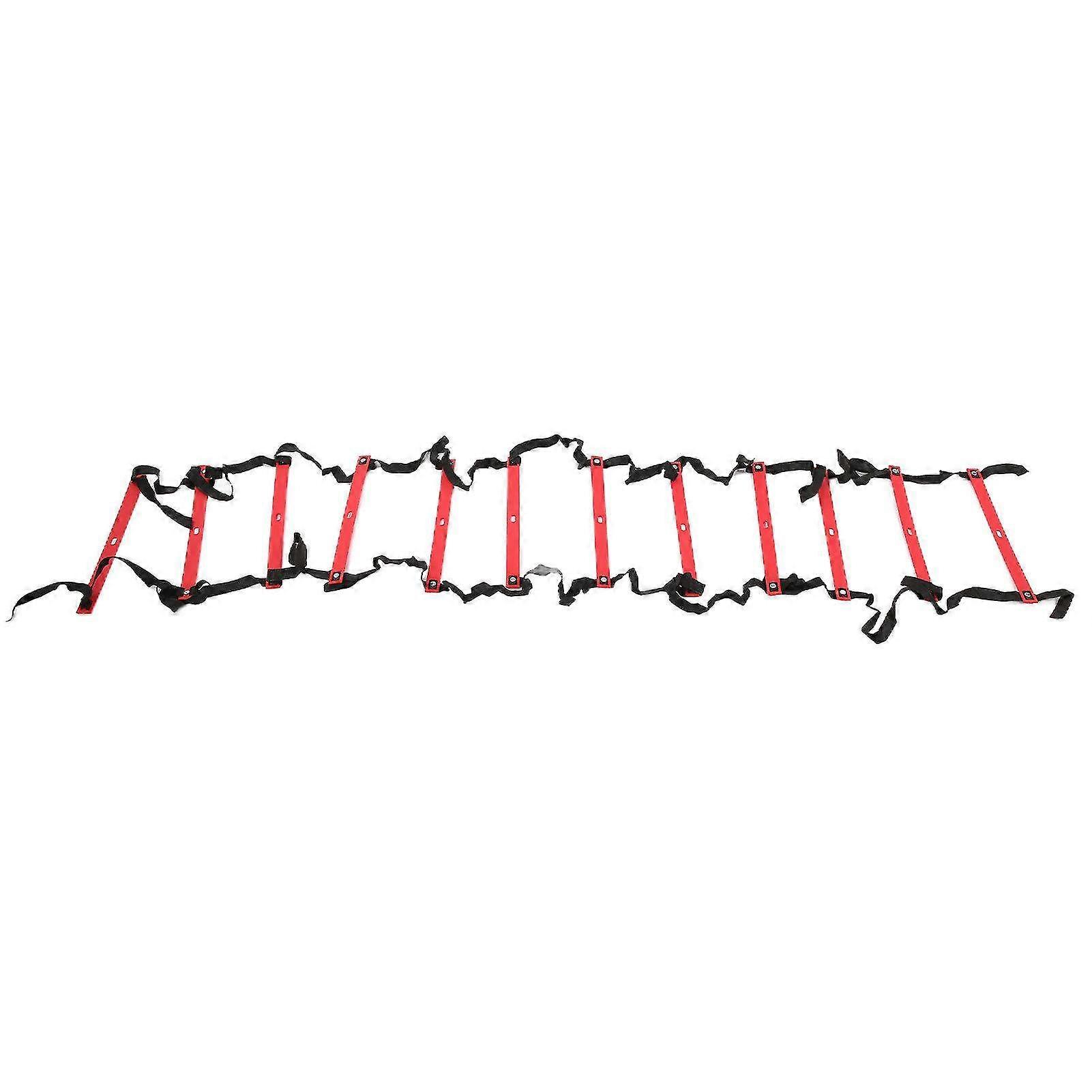 Fixed Agility Ladder & Speed Rope for Football Training - 6M Ladder with 12 Rungs for Enhanced Exercise & Sports Skills Development