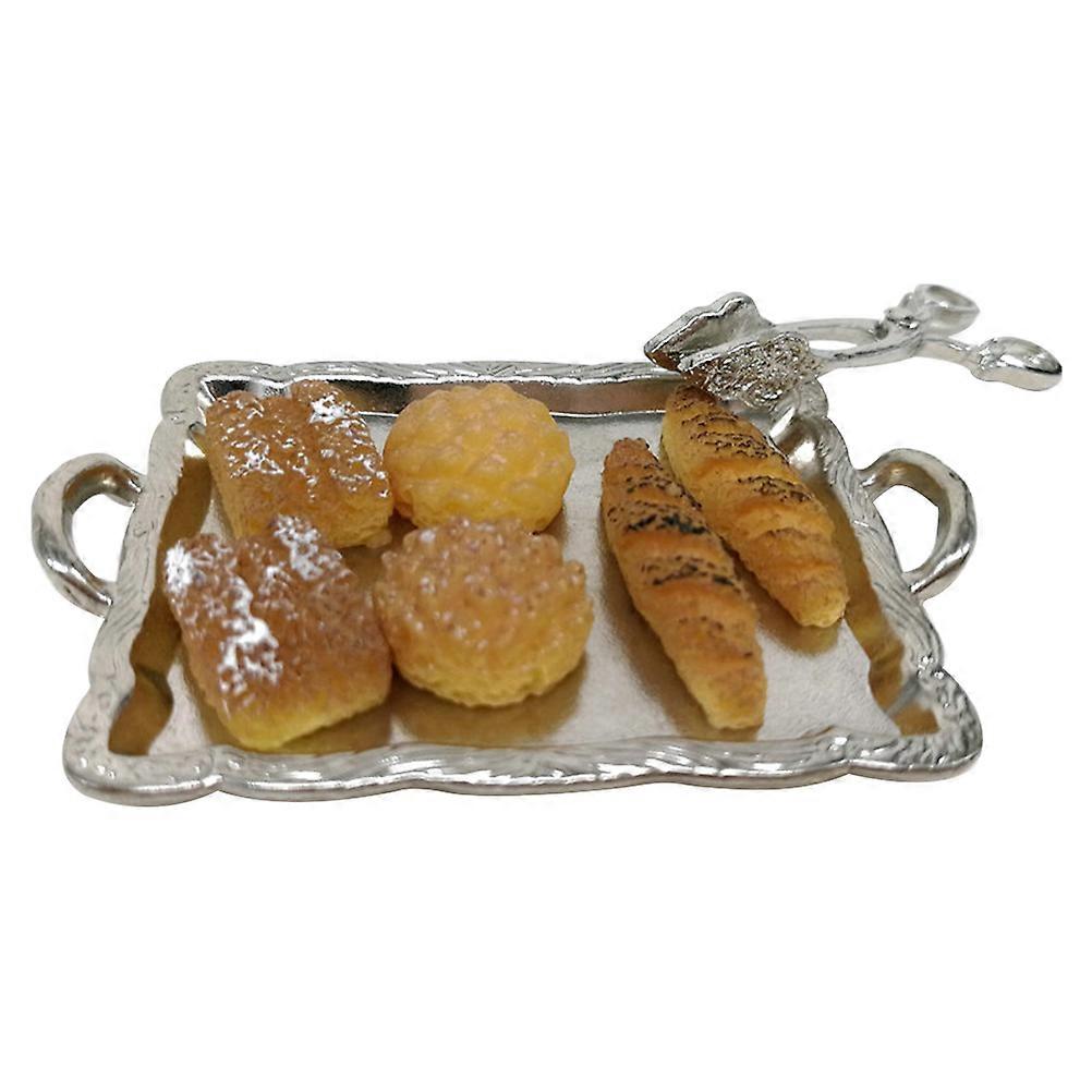 シミュレーションミニフードモデルパンセット装飾ドールハウスアクセサリーアソートカラーデザイン1セット