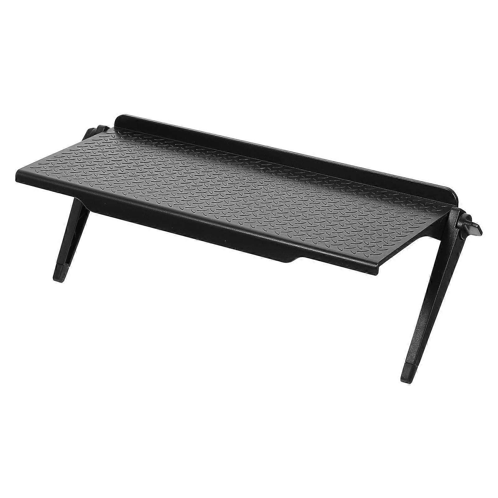 Home Organization Monitor Shelf Storage Stand For Computers And TV Available In Black 1Pcs