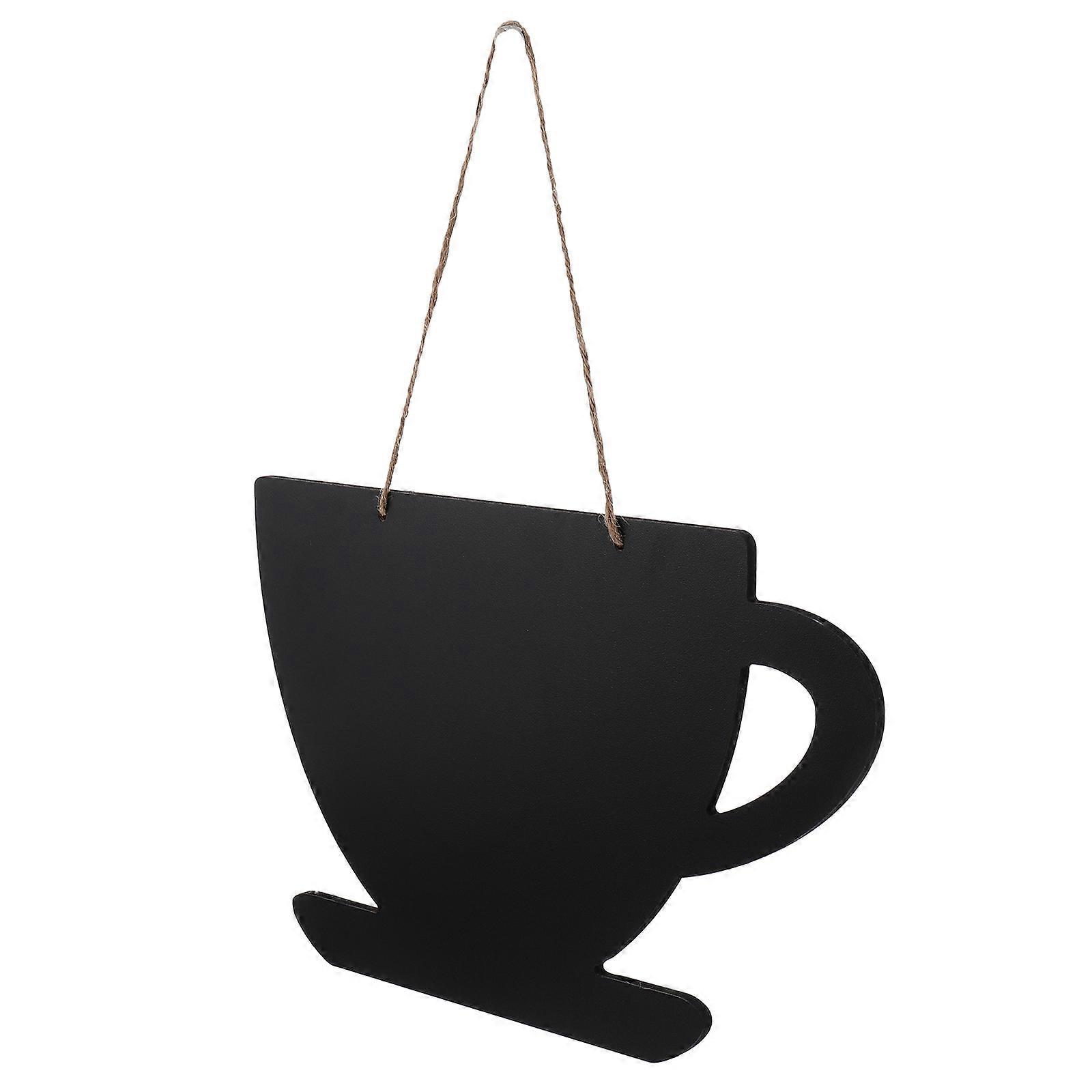 Hanging Chalkboards for Writing with Easy Hang Design and Synthetic Material Black