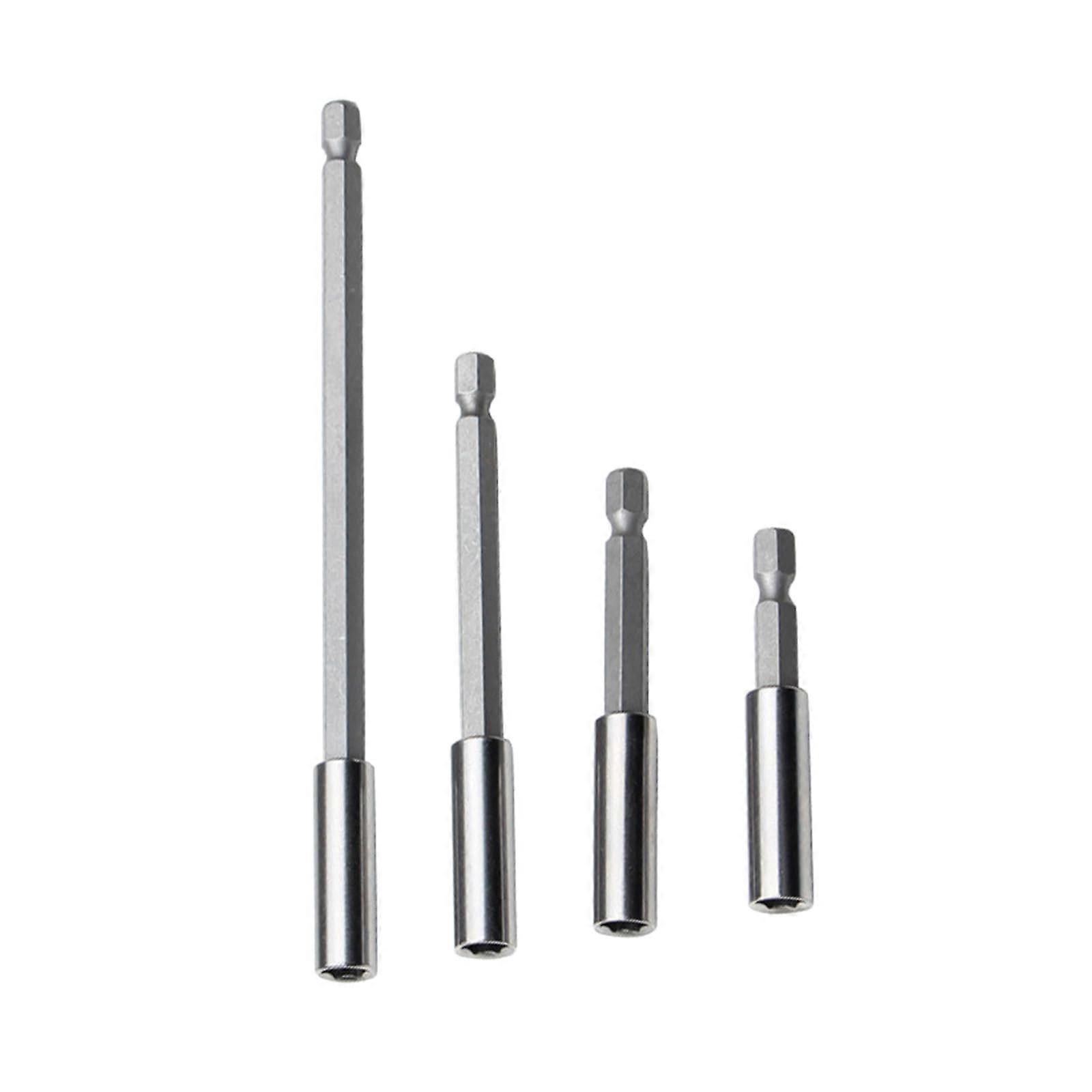 4pcs Magnetic Bit Holder Long 60mm 75mm 100mm 150mm Bit Extension Magnetic for Screwdriver Drill Long Extension