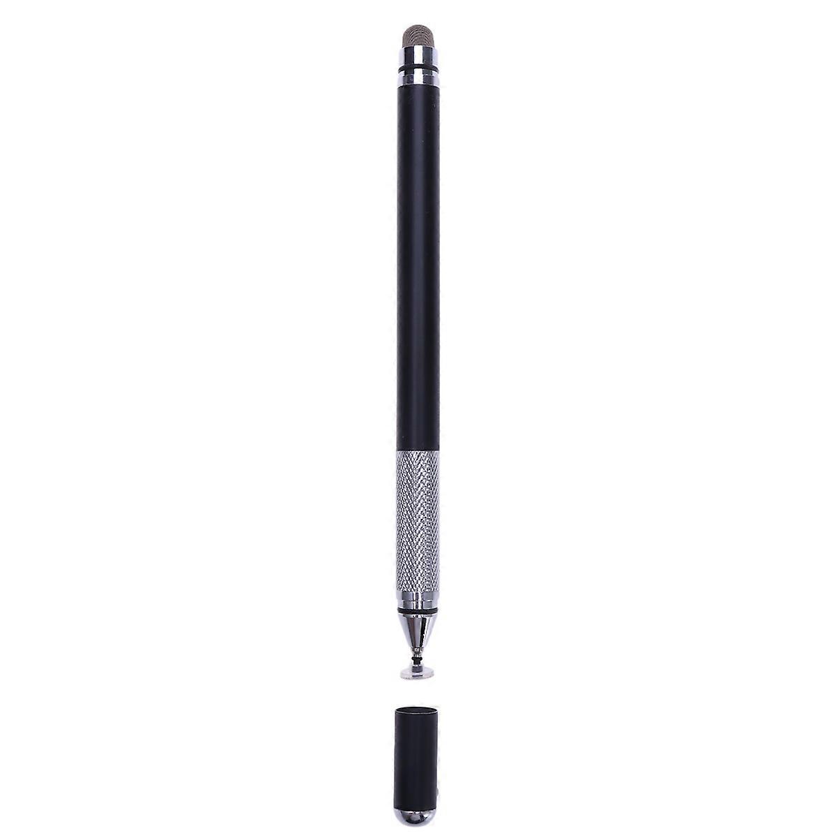 Capacitive Stylus Pen with Disc for Touch Screen Devices – Durable Writing, Drawing, Note Taking & Gaming Tool – Black